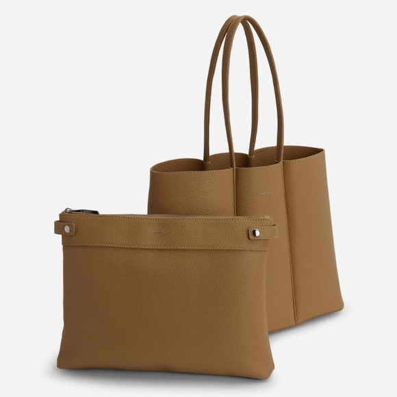 MATT & NAT - HYDE Light pink tote bag w/ laptop sleeve - Picture 2 of 12